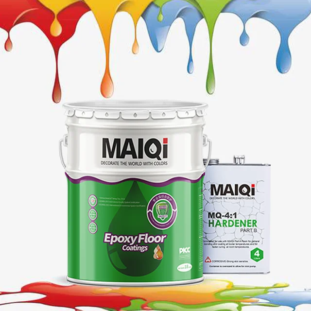 Environmental Friendly waterborne epoxy coating primer epoxy resin for garage factory and warehouse floor