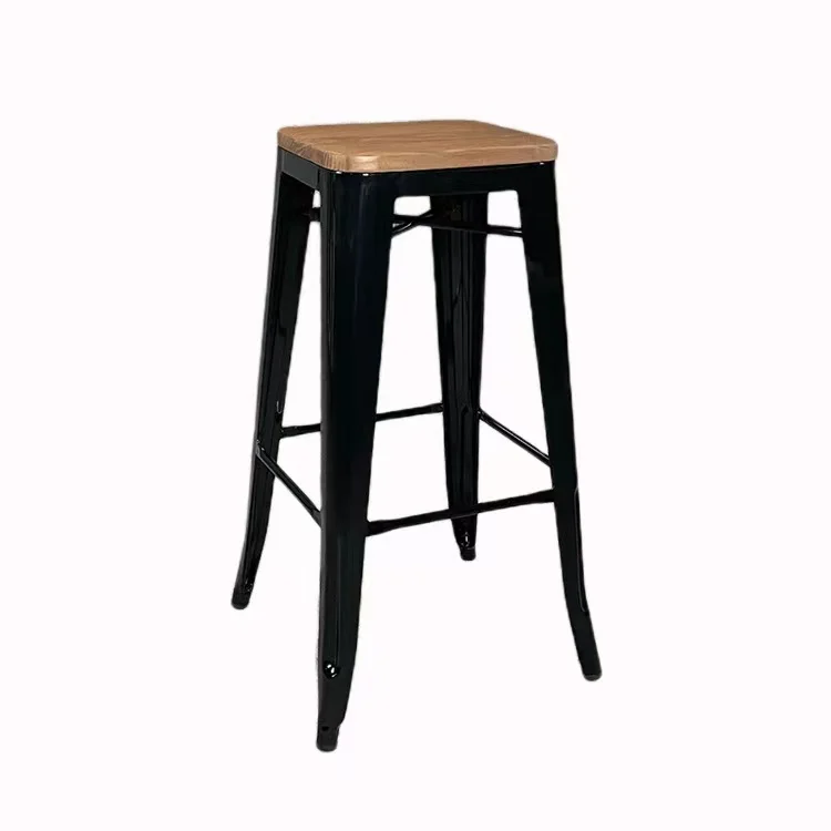 Amazon Hot Sale Modern Vintage Bar Chair Industrial Furniture Popular Anti Hotel Cafe High Bar Stool Chair