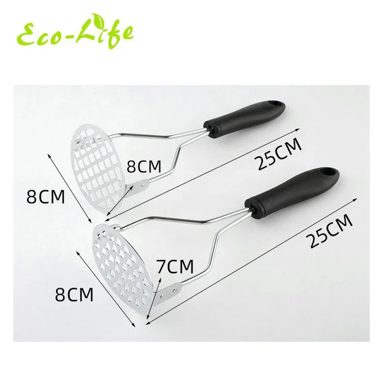 Food Grade Kitchen Tools Stainless Steel Fruit Vegetable Ricer Potato Masher
