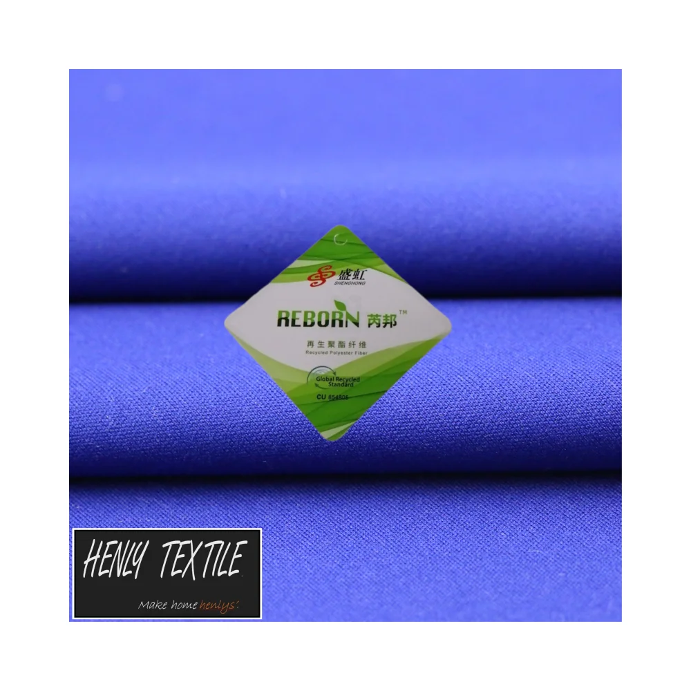 85GSM Knitted INTERLOCK Fabric for Underwear HT220608 100%RECYCLED Polyester Stretch Fabric Lycra Spandex Fabric Lightweight