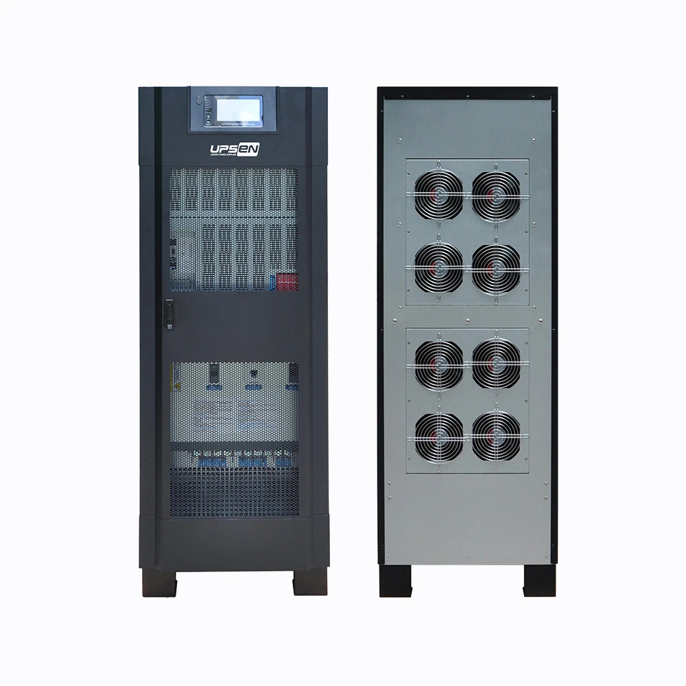 60KVA Low frequency online UPS true double conversion DSP 100% micro controlled for industry load 3 phase UPS
