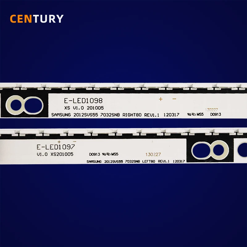 Tiras LED Para TV 2012SVS55 7032SNB LEFT80 REV1.1 120317 RIGHT Comercial 55 Inch LED TV Strip Lights For Samsung 55 Inch UN55ES6