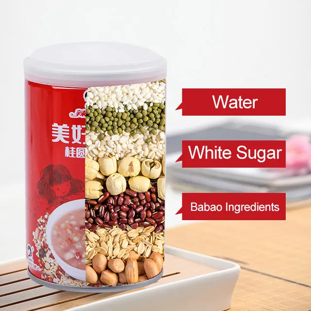  Фаст-фуд Vegetatian китайская смесь Congee Longan каша для завтрака