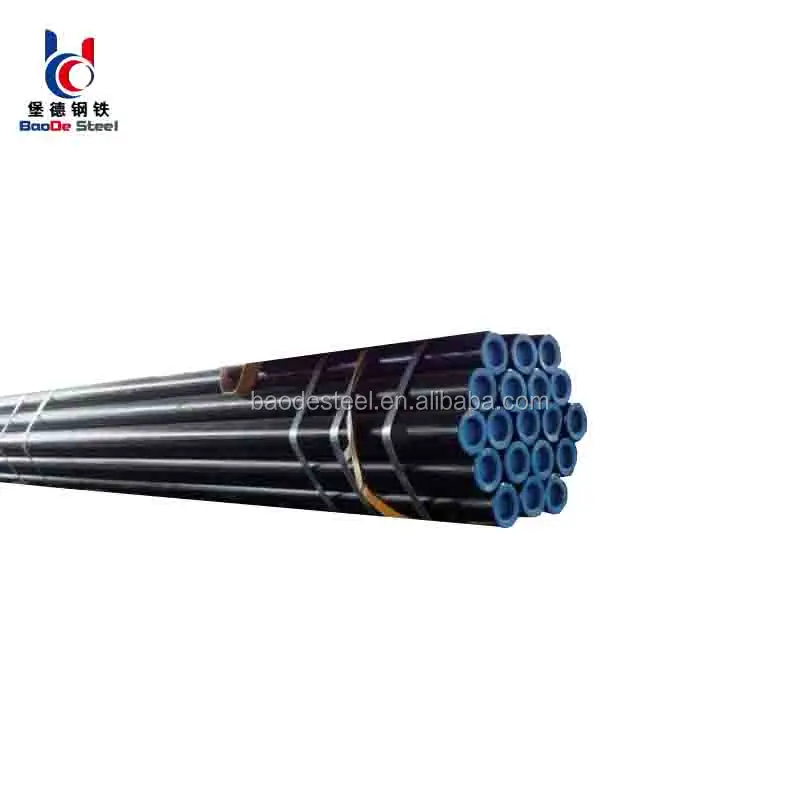 1/8-24 дюйма ansi b36.10 api 5l astm a106 b a53 gr. B sch40 sch80 конические концы черная бесшовная стальная труба и трубка из углеродистой стали