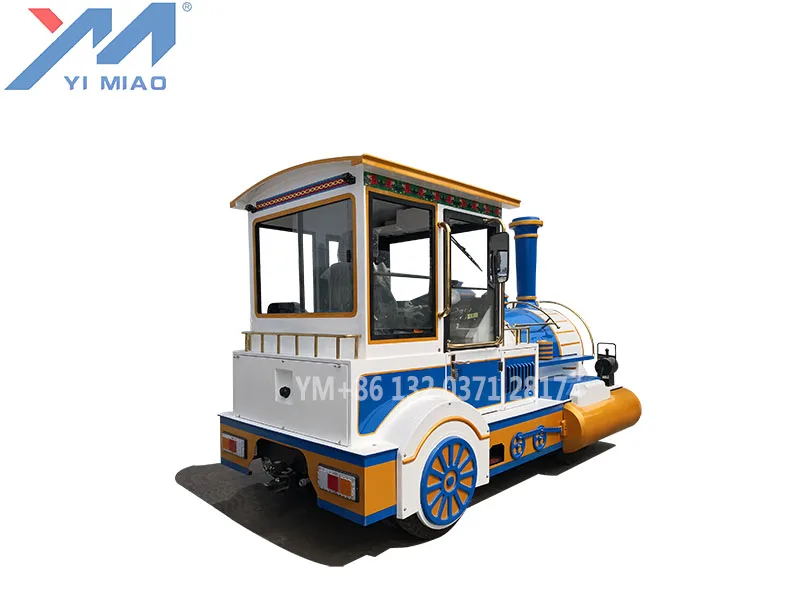 2024 Amusement park cartoon electric mini trackless children train carriage
