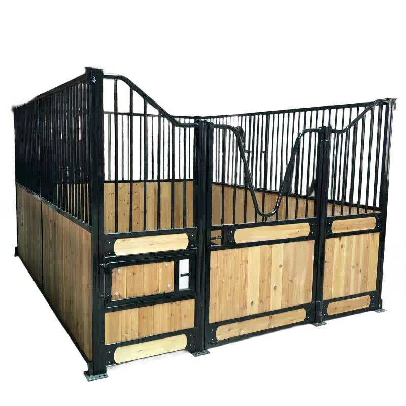 HDG Surface Equine Products horse box door equine stalls Horse Box Horse Stable with Hinged Door