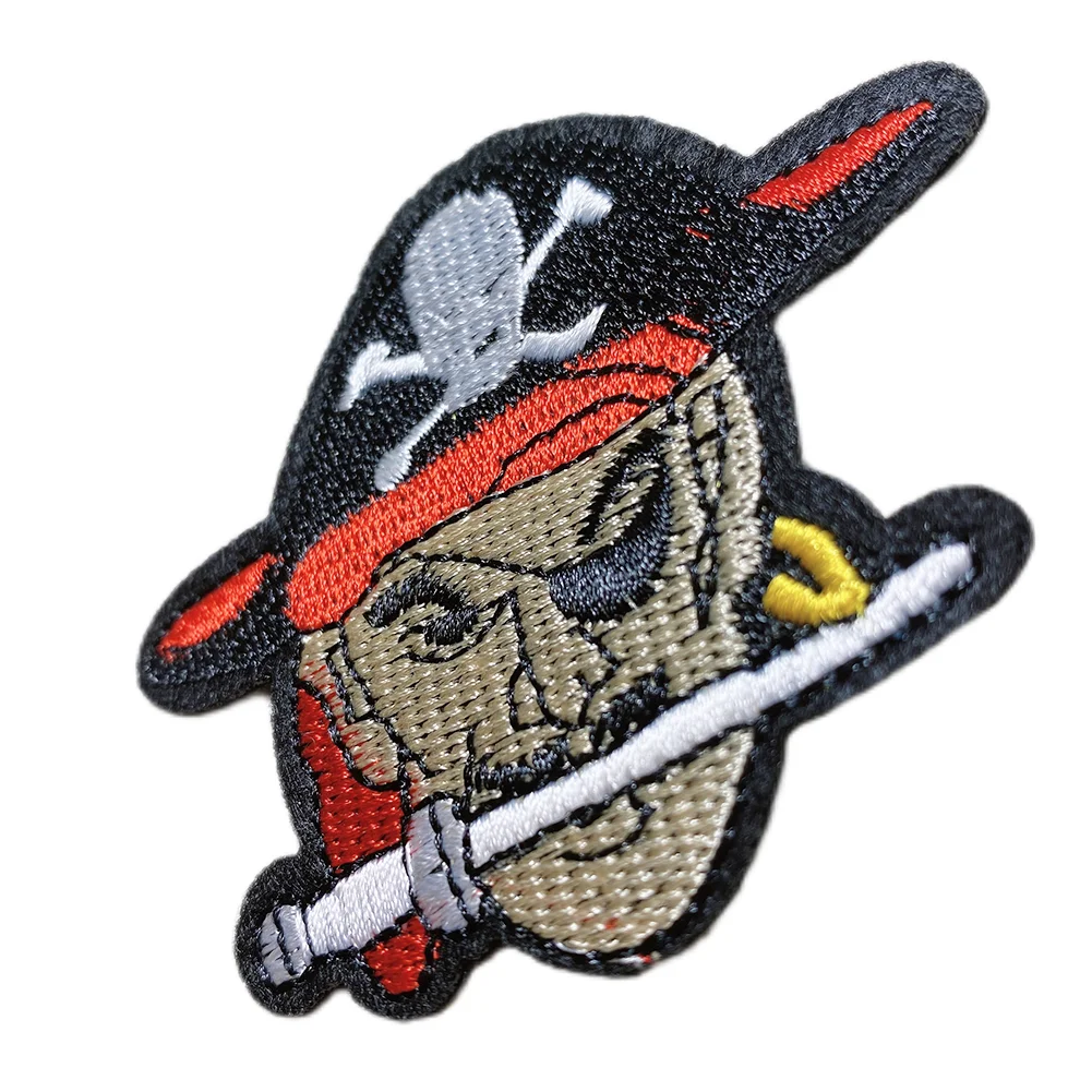 Fabric Embroidered Badges Wholesale Design Custom Mountain Logo Embroidery Applique Clothing Patches