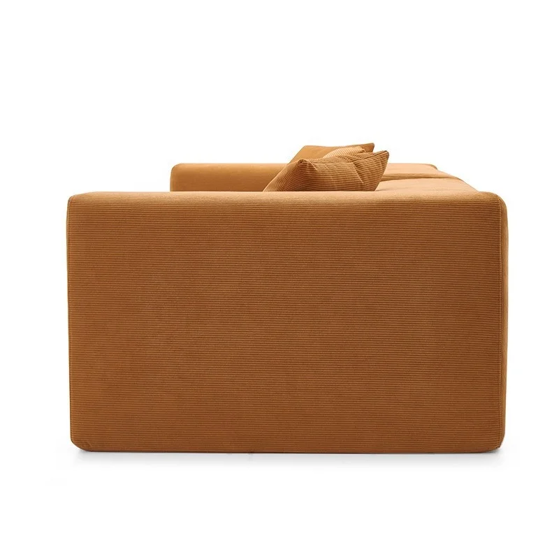 Vacuum Compressed and sealed Packaging Sofa, Living Room Furniture, Modern Fabric Three-person Frameless Combination Sofa