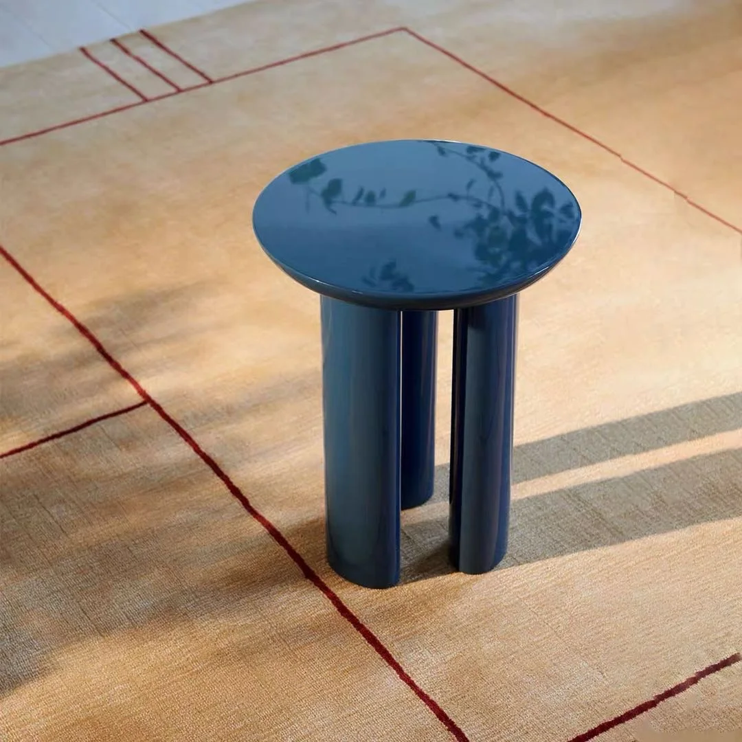 Unique designer brand retro style wooden stitching coffee table