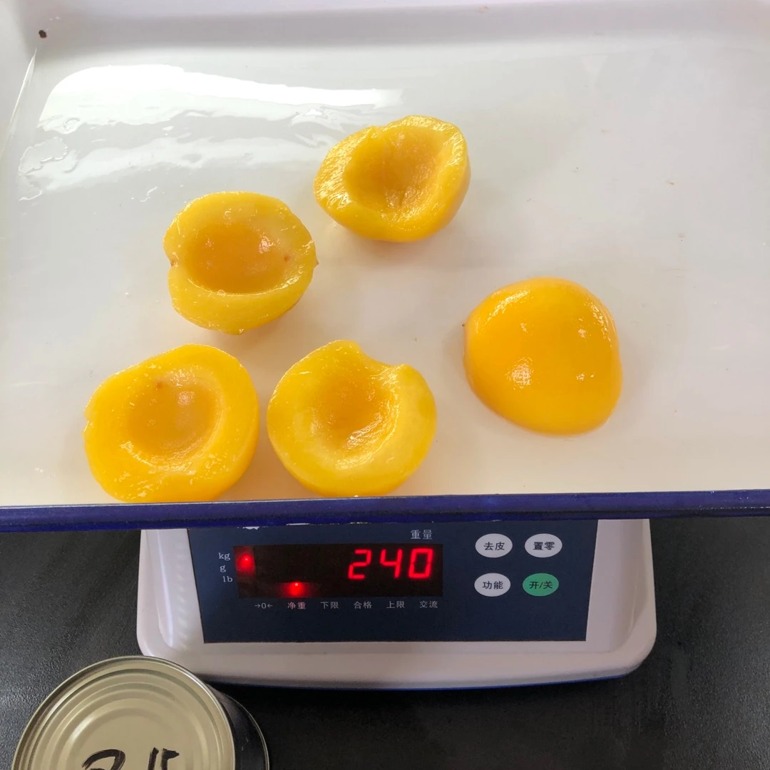Canned peaches halves in syrup canned food fresh peaches