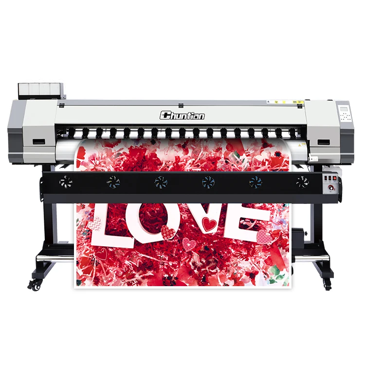 Cheap price industrial digital large format printer xp600 dx5 i3200 printhead eco solvent inkjet cmyk ink printer