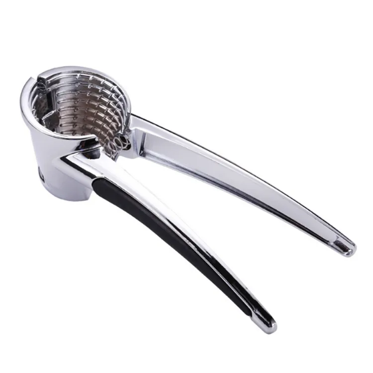 
High-end Manual Quick Creative Aluminum Alloy Walnut Clip Seafood Nut Cracker with Non-slip Silica Gel Frosted Handle 