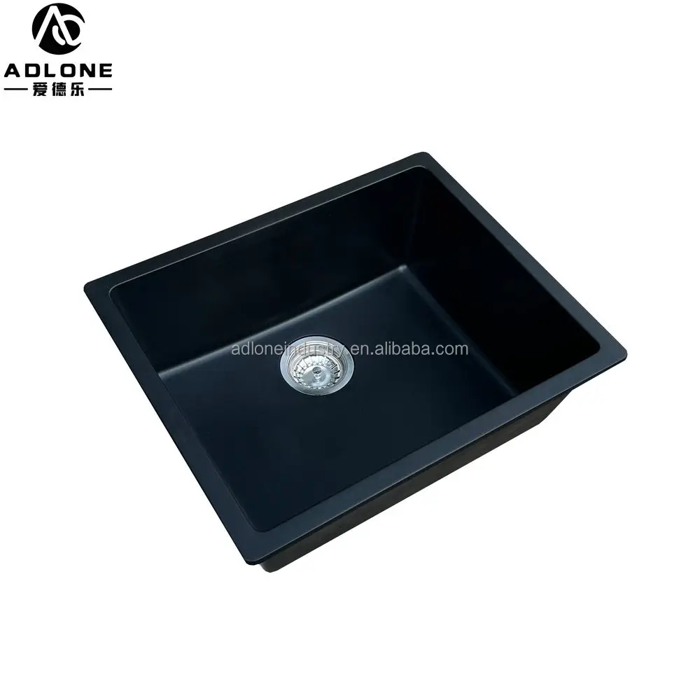 Small Granite Sink Composite Black Kitchen Sink Quartz Undermount Top Mount Kitchen Sink