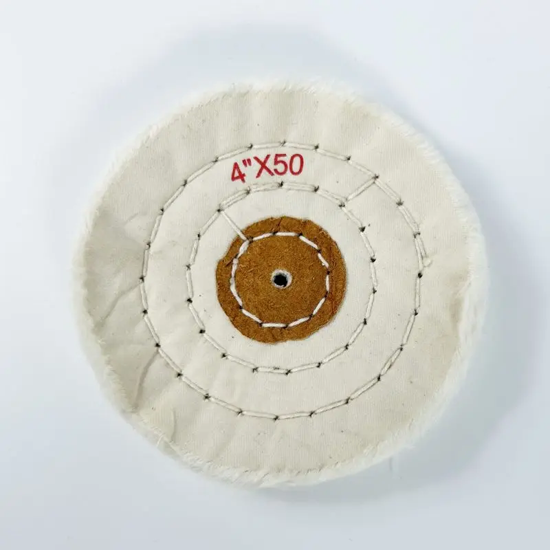 Cotton Sewn Cloth Polishing Grinding Buffing Wheel for Metal Wood Stainless Steel Copper Jewelry Leather