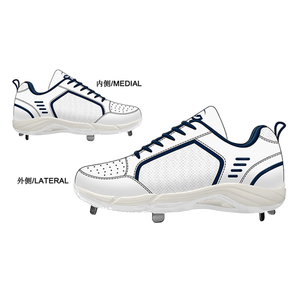Adult Baseball Shoes Custom Molded Luxury Metal Baseball Cleats for Men Sports Baseball Shoes