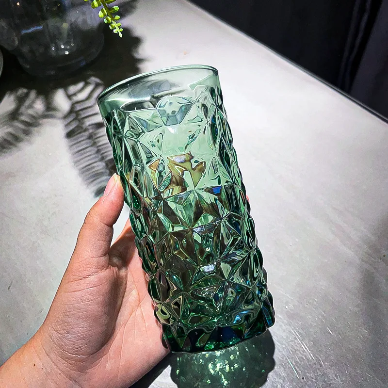 Hot selling creative cute office milk juice drinking water cup bear glass cups with straw