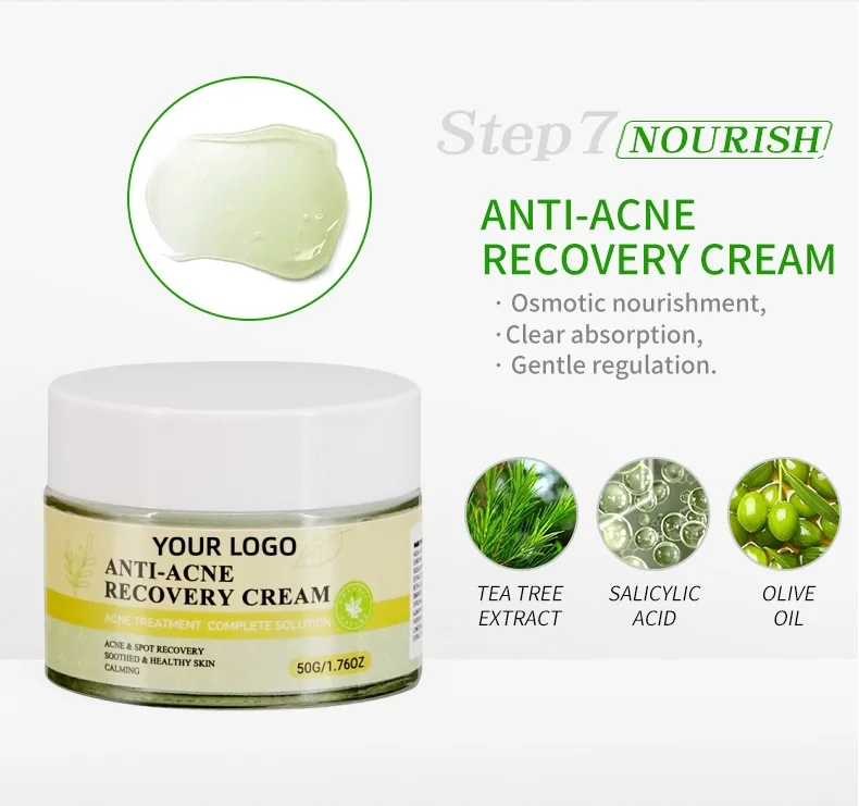 OEM ODM Detox Acne Hydrating Oil Control Tea Tree Clay Mask Deep Cleansing Tea Tree Mud Clay Mask