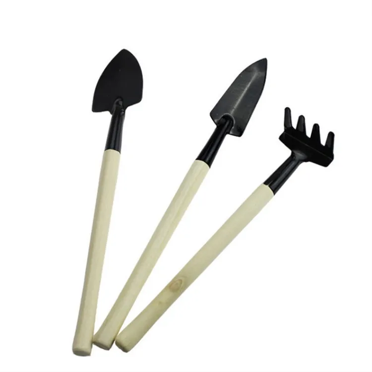 Logo Potted Plant Hand Succulent Bonsai Tools Home Garden Tools Accessories Mini Garden Shovel Rake Spade For Flowers