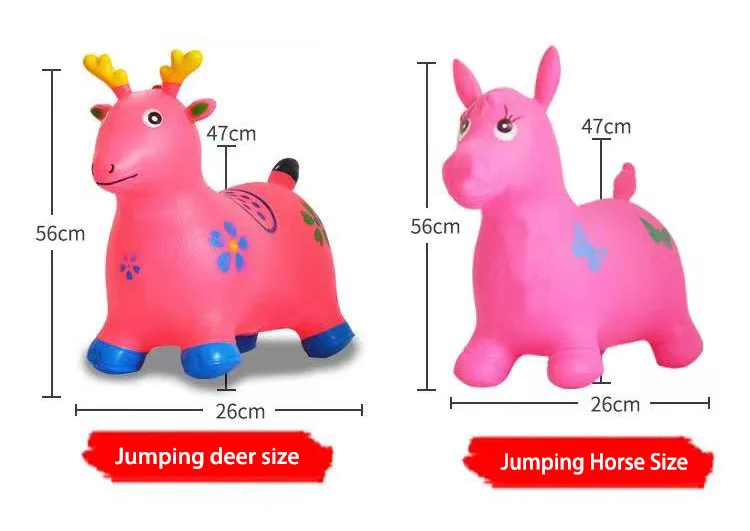 Inflatable Bouncy Animal Toy Kid Riding and Jumping Animal Hopper Plastic Animals Mart Eu and Usa Accepted Customized Pvc Unisex