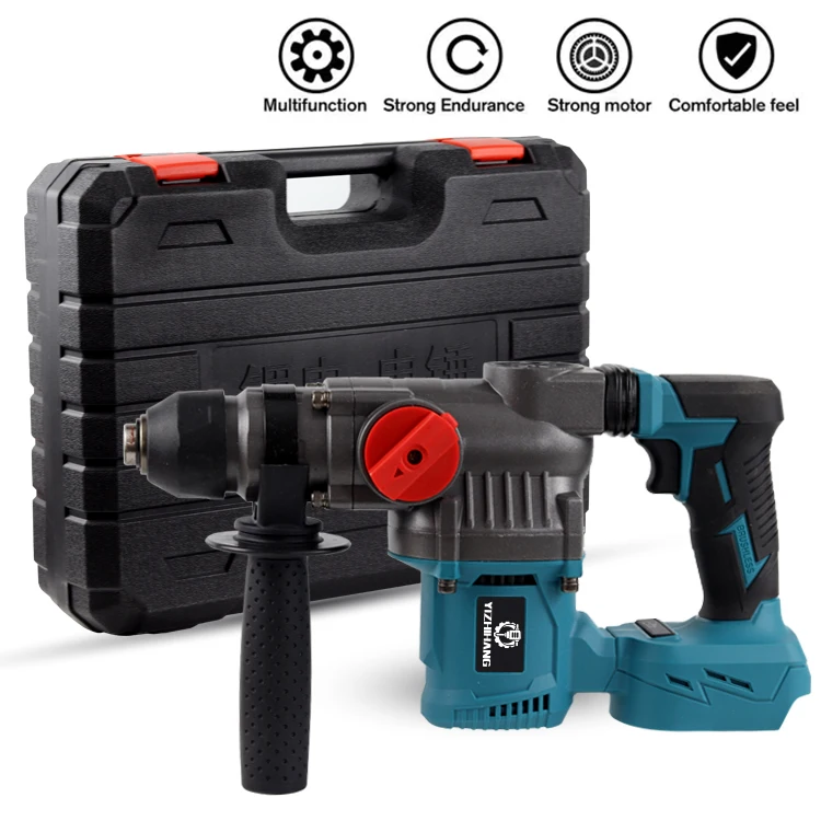 Factory Price Professional High Power Industrial 26mm Concrete Lithium Ion Power Tools 21V Cordless Brushless Hammer Drill