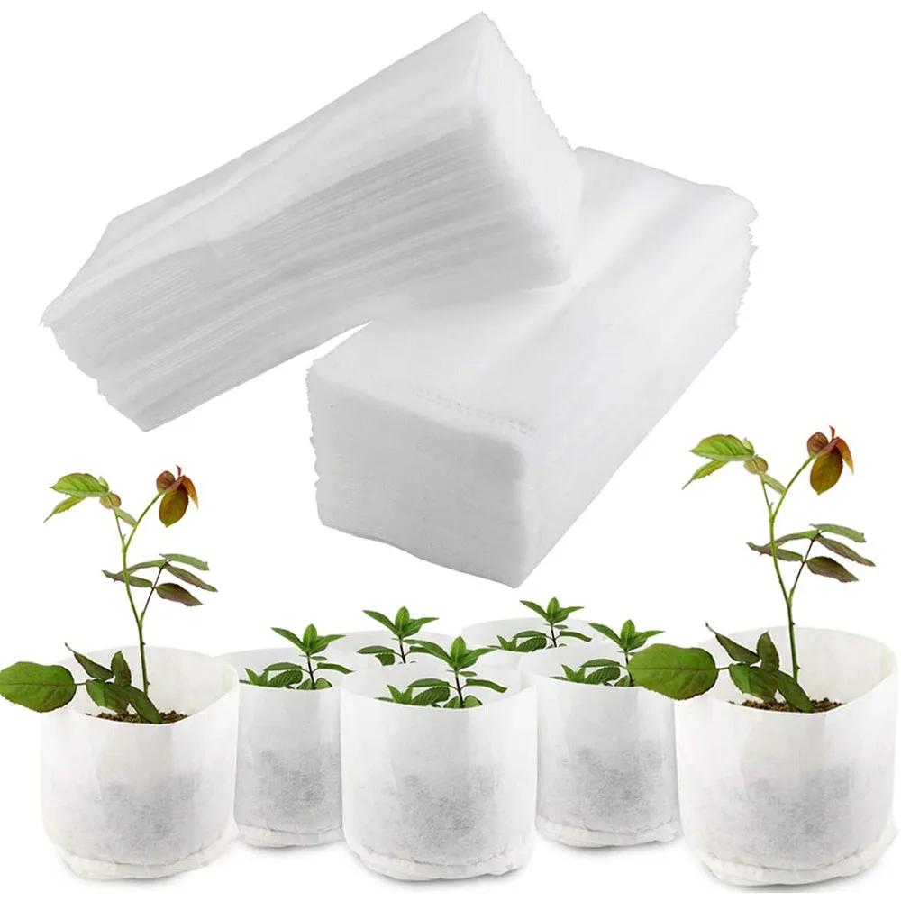 
Spunbond Agriculture PP Non Woven Degradable Seedling Plants fabrics nursery bags 