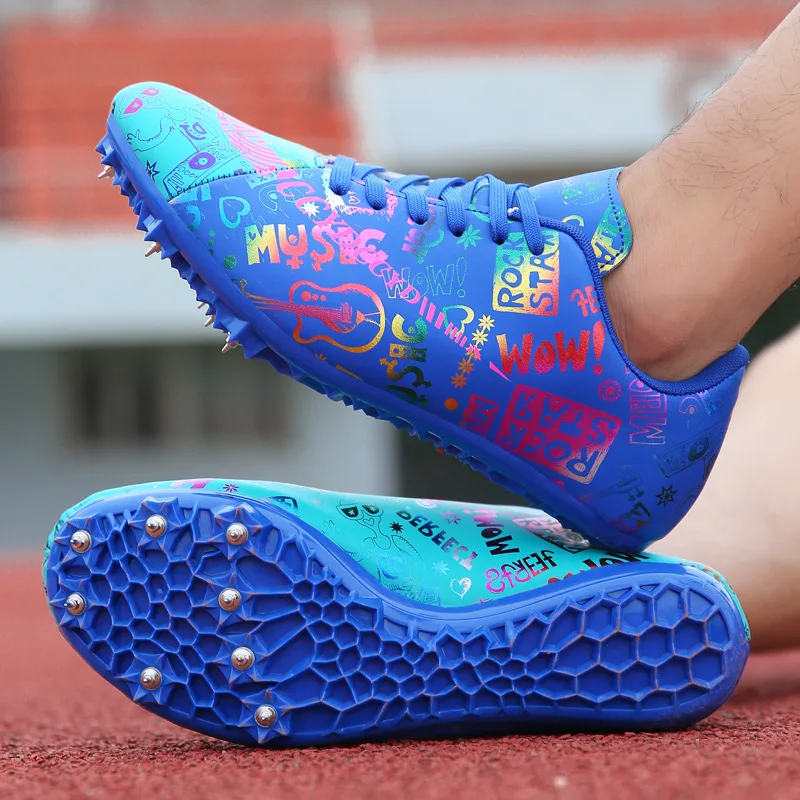 Factory direct show athletics running men spikes shoes boots sport