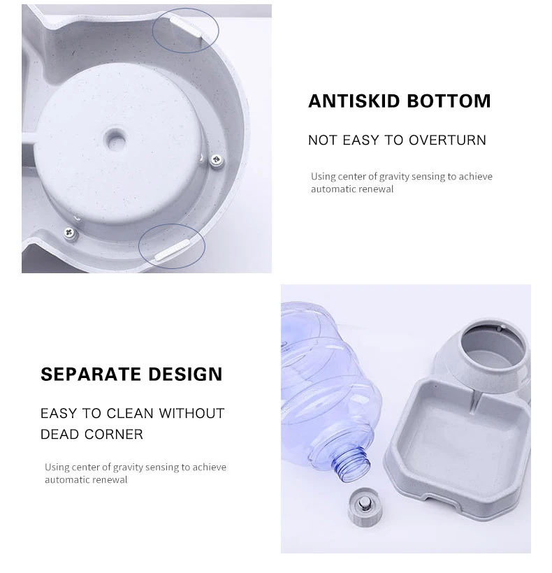 3.8L Dog Bowl Dog Water Dispenser Automatic Feeding Bowls Pet Waterer Feeder Bowl for Dog Cat Large Capacity Cat Water Fountain