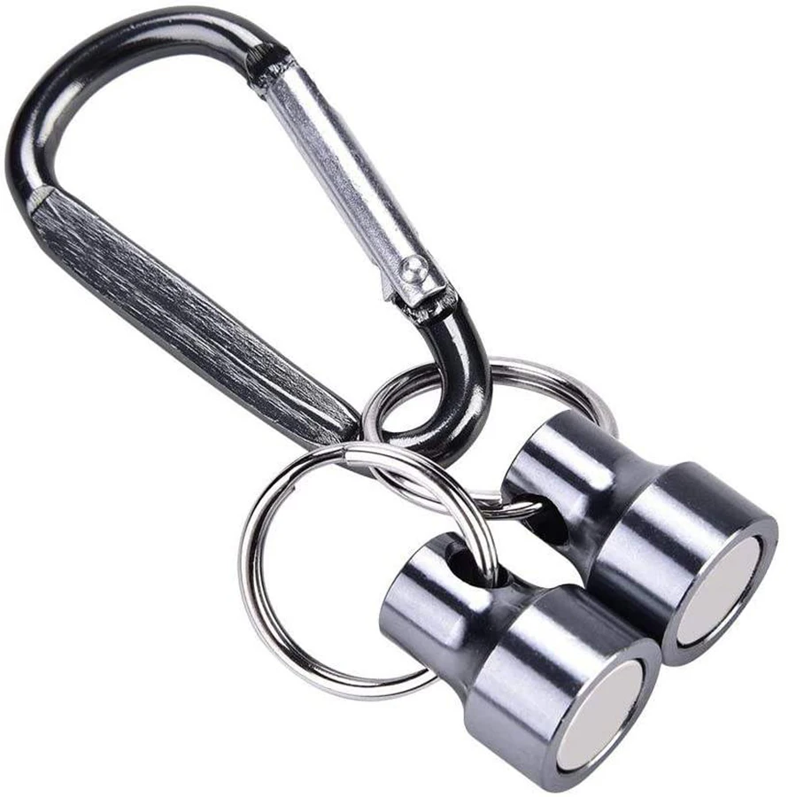 Wholesale Keyring Portable Promotional Super Strong Key Chain Quick Release Magnetic Magnet Metal Keychain