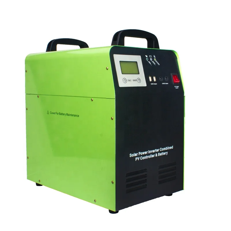 Solar power system 1000w 1500w all in one machine contains with inverter charge controller battery
