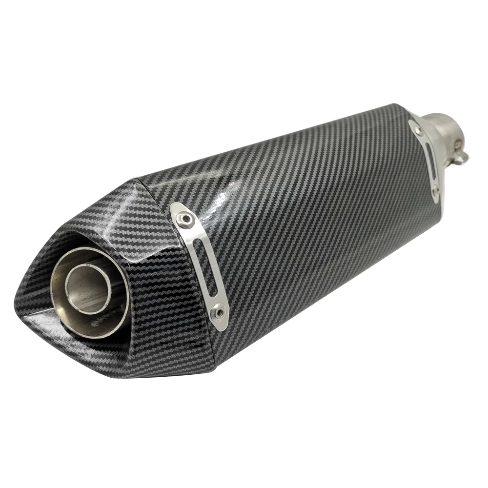 Universal AK Motorcycle Exhaust Pipe Muffler Silencer Escape With DB killer For 35-51mm CB400 GY6 nmax msx125 crf 230 gsr 600
