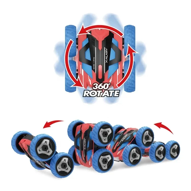1:20 2.4G 4Ch Double Side Stunt Off Road Rc Car Flip 360 Rotate Radio Control Toys Vehicle For Kids Gifts