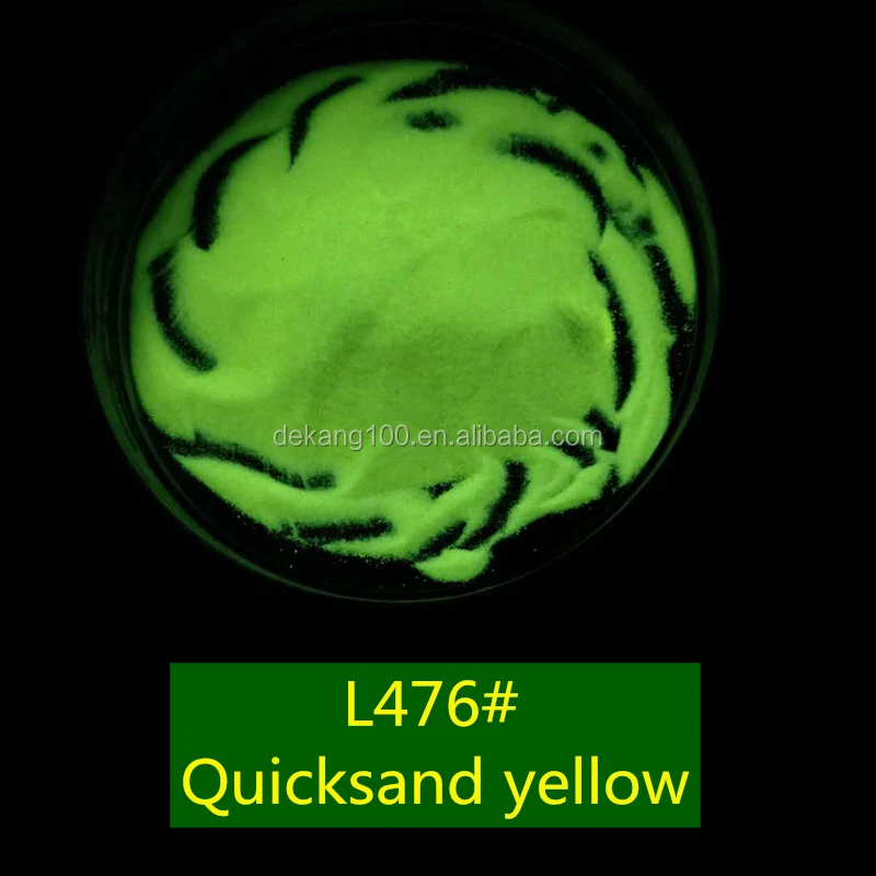 Quicksand noctilucent powder luminous powder glow in the dark powder photoluminescent pigment