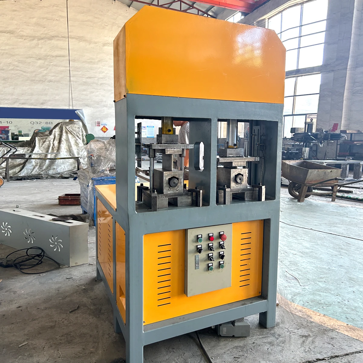 Pneumatic Metal Punch Press Machine Foil Lunch Box Making Power Punch Press Machine Punching