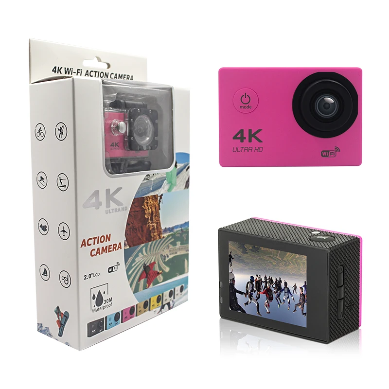 Portable Dv Waterproof Sports Camera WIFI & 4K Waterproof Wifi Camera