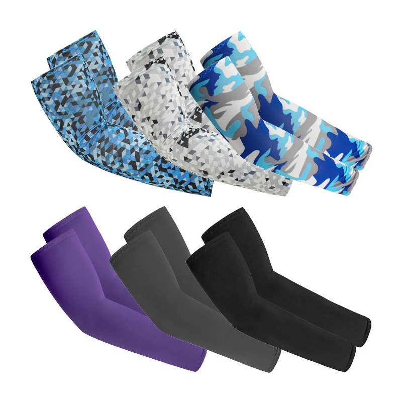 Cycling Arm Cover Sleeves Outdoor Sports Ice Sleeve Golf Cool Arm Guard Compression Sleeves