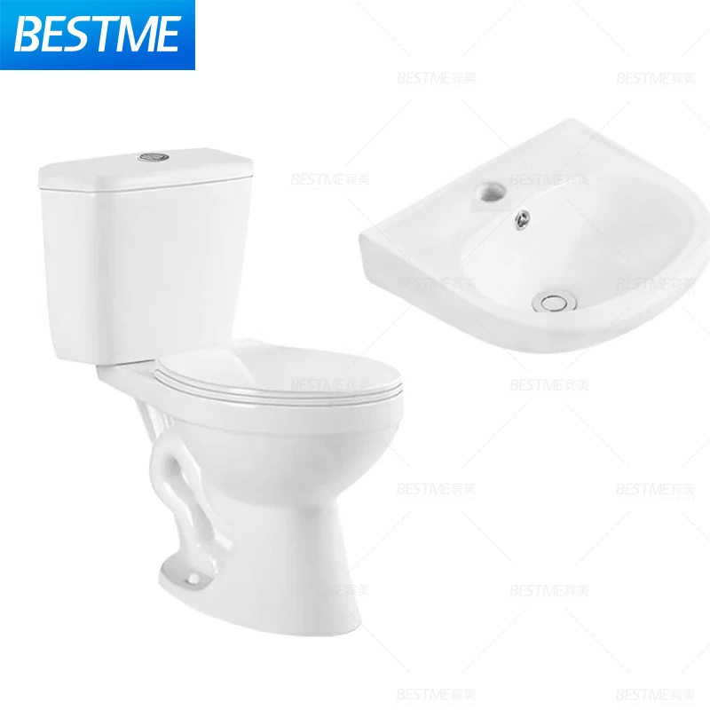 Керамическая санитарная посуда в современном стиле цветная унитаз из двух частей и настенный туалет набор унитаза