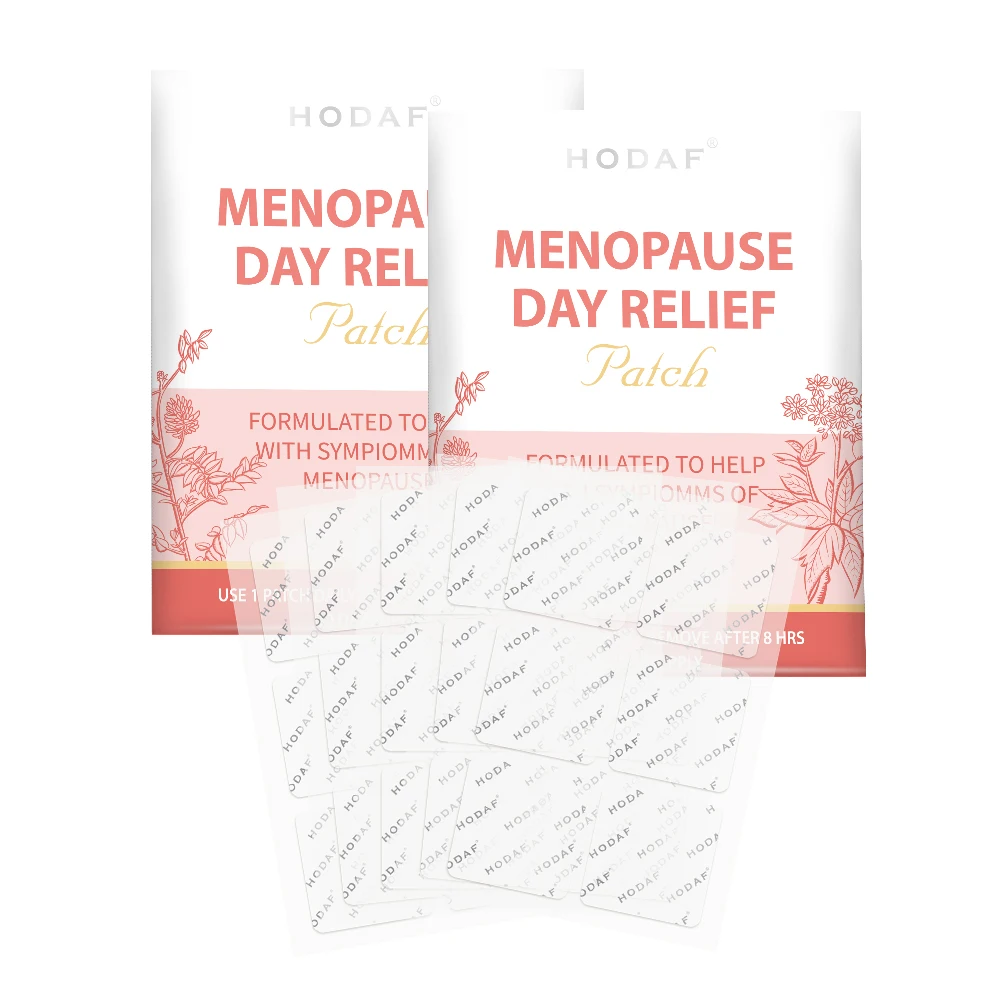 HODAF Natural Helps Relieve Hot Flashes Exhaustion Irritability Menopause Relief Patch