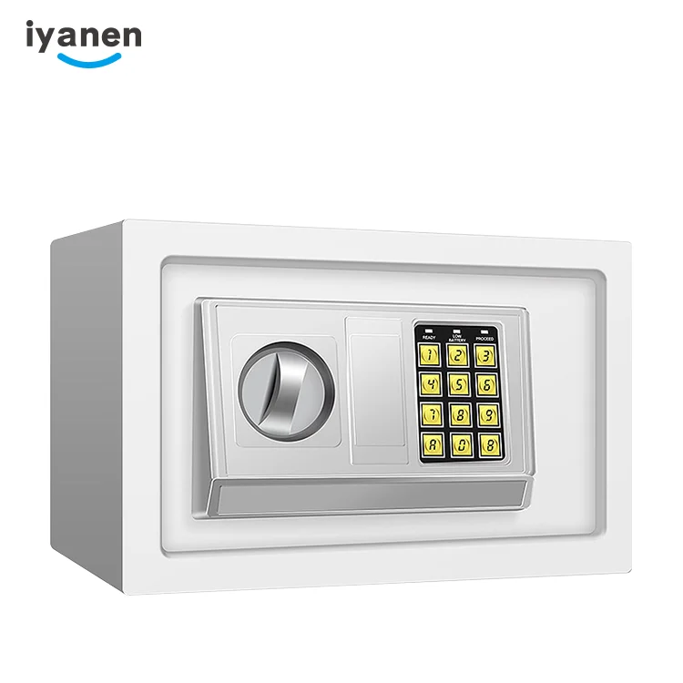 High security cheap price smart intelligent metal material safe box digital hotel electronic safety box safes