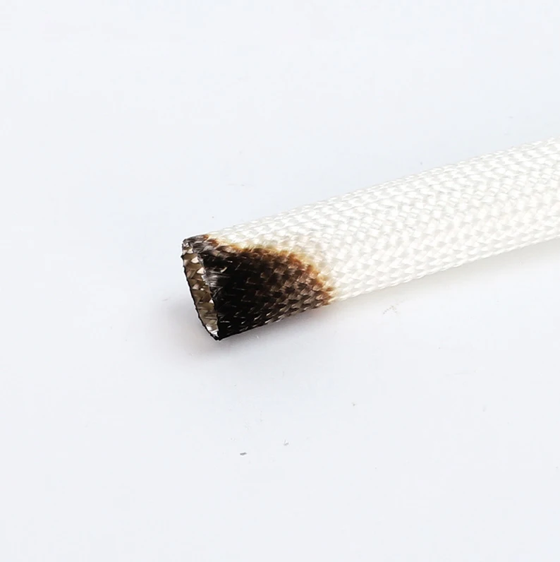 High temperature resistant casing glass fiber insulated casing wire casing fireproof flame retardant fiber tube