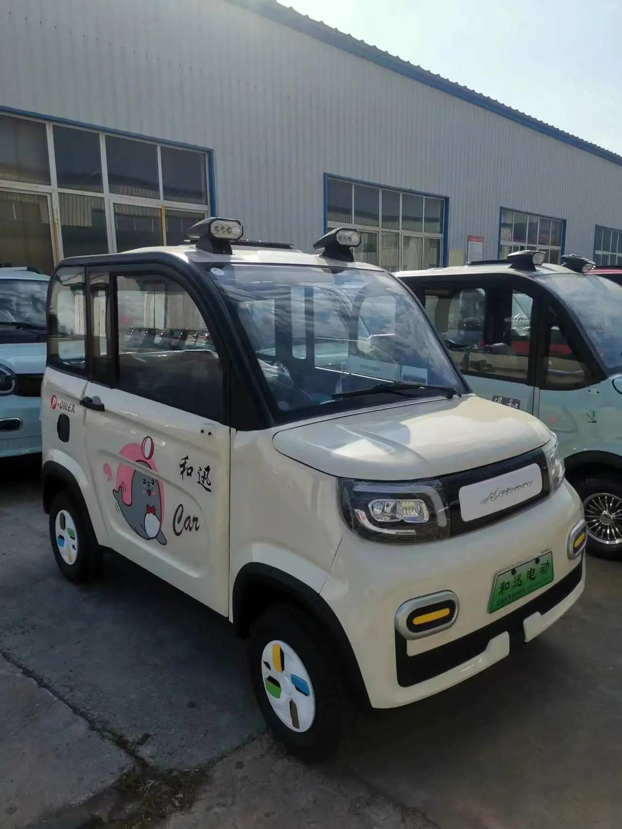 The first choice for enclosed small New Energy Vehicles 2 doors 4 wheel electric car for adult