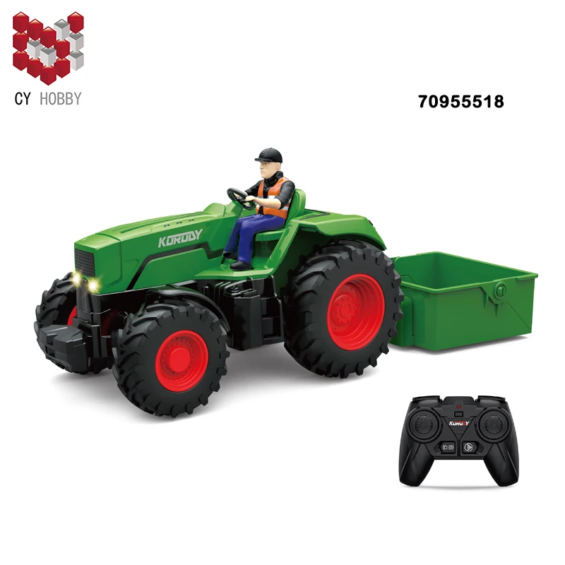 Сельскохозяйственный трактор с дистанционным управлением 2 4 г