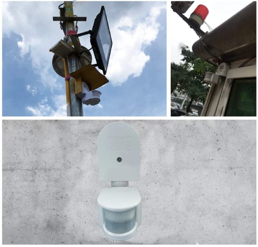 BAREP PIR Security Motion Sensor Switch with 180 Degree Induction Angle,