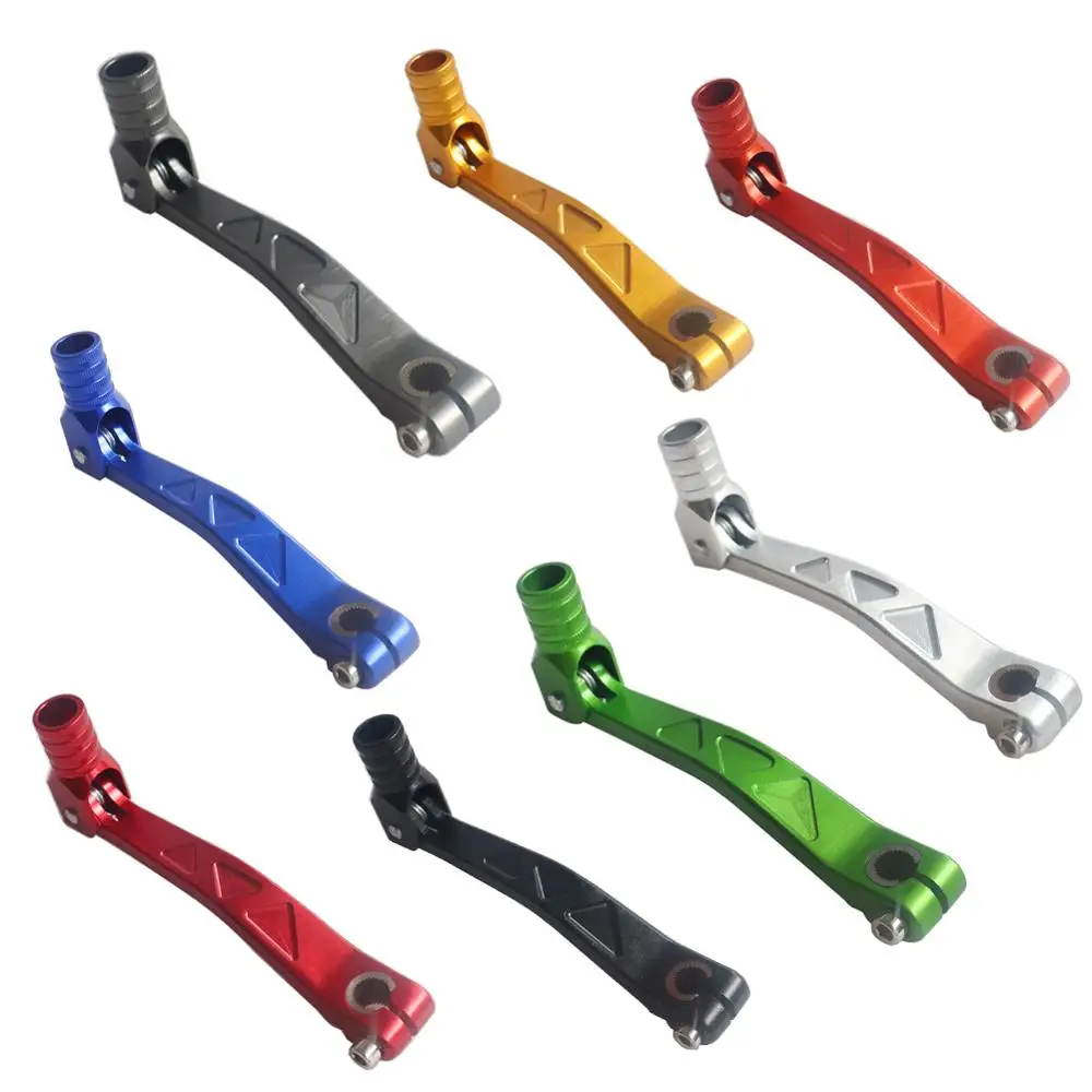 CNC Aluminum Gear Lever Shift Lever For KAYO BSE Apollo SSR SDG Pitsterpro Thumpstar 50 90 110 125 140 150 160cc Dirt Pit Bike