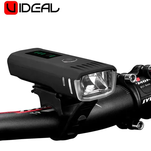 Headlight USB Rechargeable Black 1000Lumens Bike Front Light Bicycle Head Light