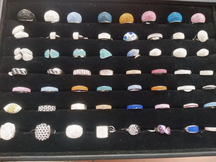 Fashion Customized jewelry King Queen Valentine Promise Love Couple Ring Set Engagement Wedding Ring free engrave