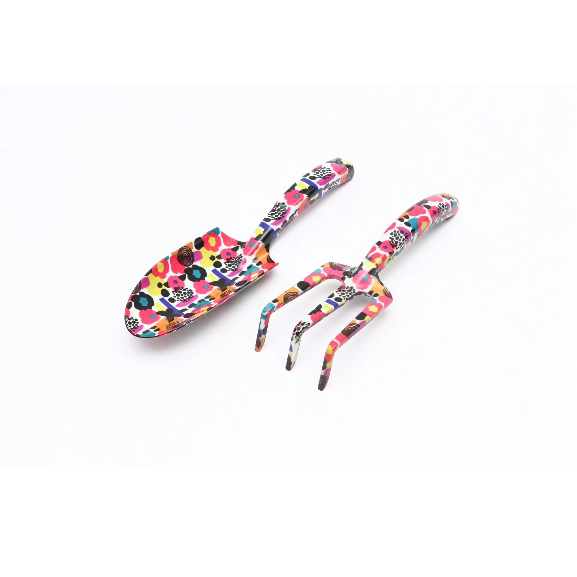 Plant Gardening Digging Tools Eco-Friendly Colorful Printed Garden Hand Tool Sets Soil Shovel Rake Fork For Potted Planting