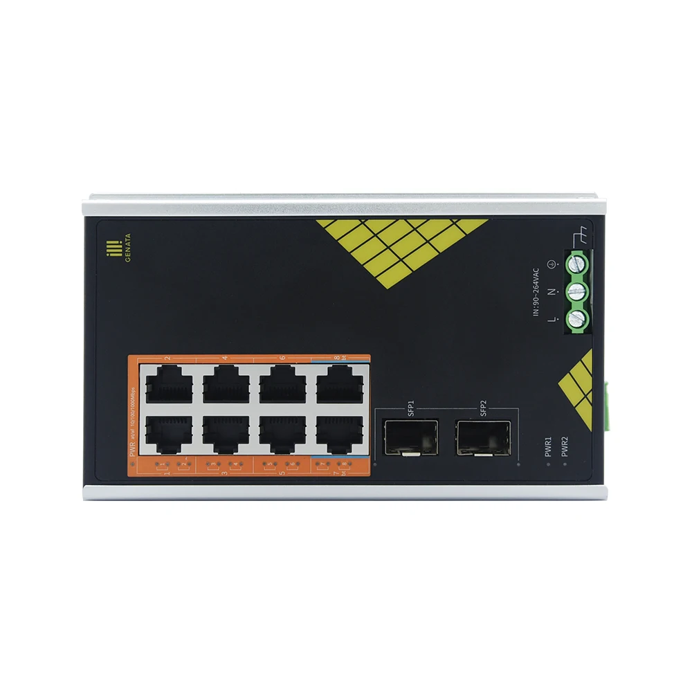 Industrial 8 Port Gigabit Unmanaged PoE Switch