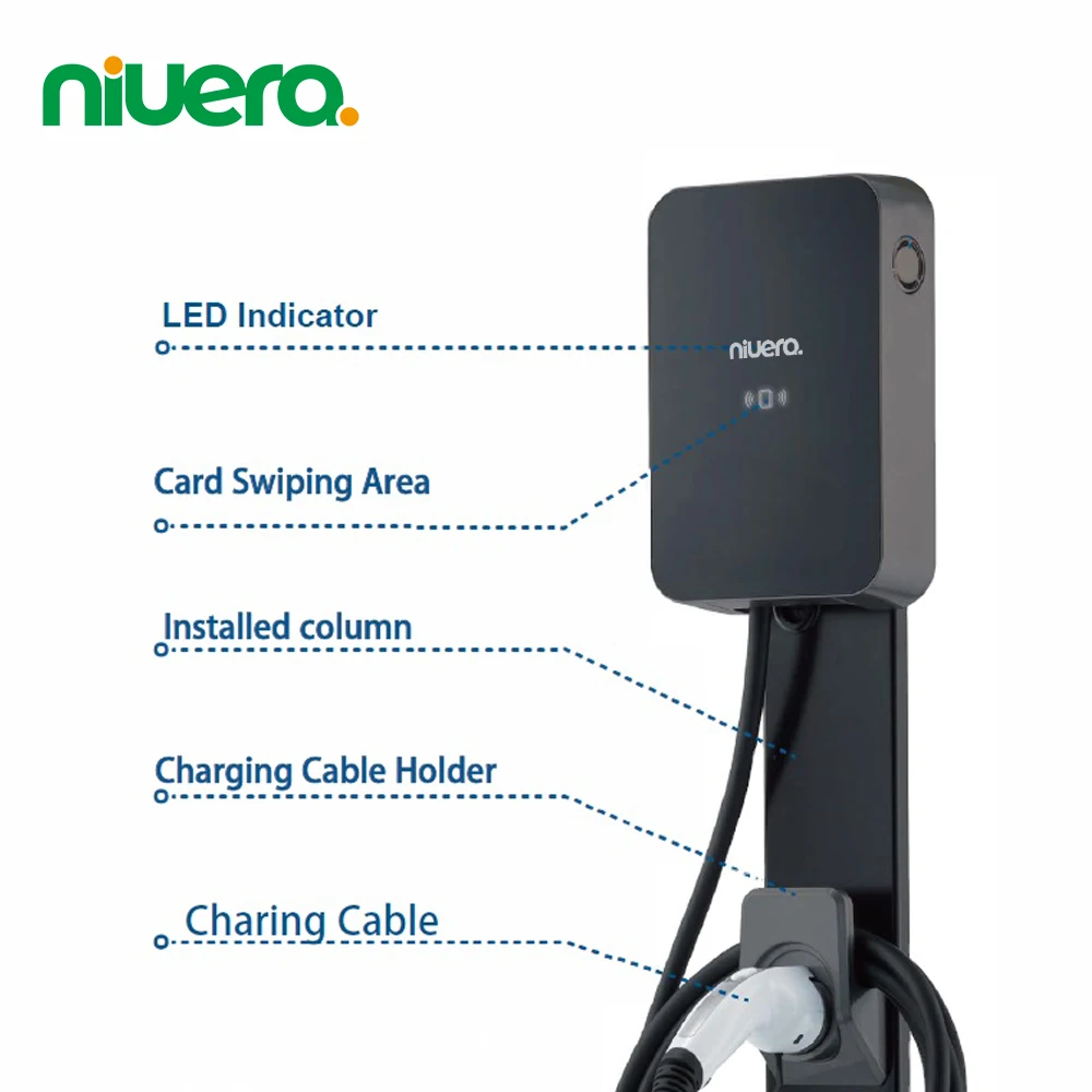 Wholesale EV Wallbox 7-22kw Portable Home Car charger Easy Installation Electric Car Charging Station for Distributors