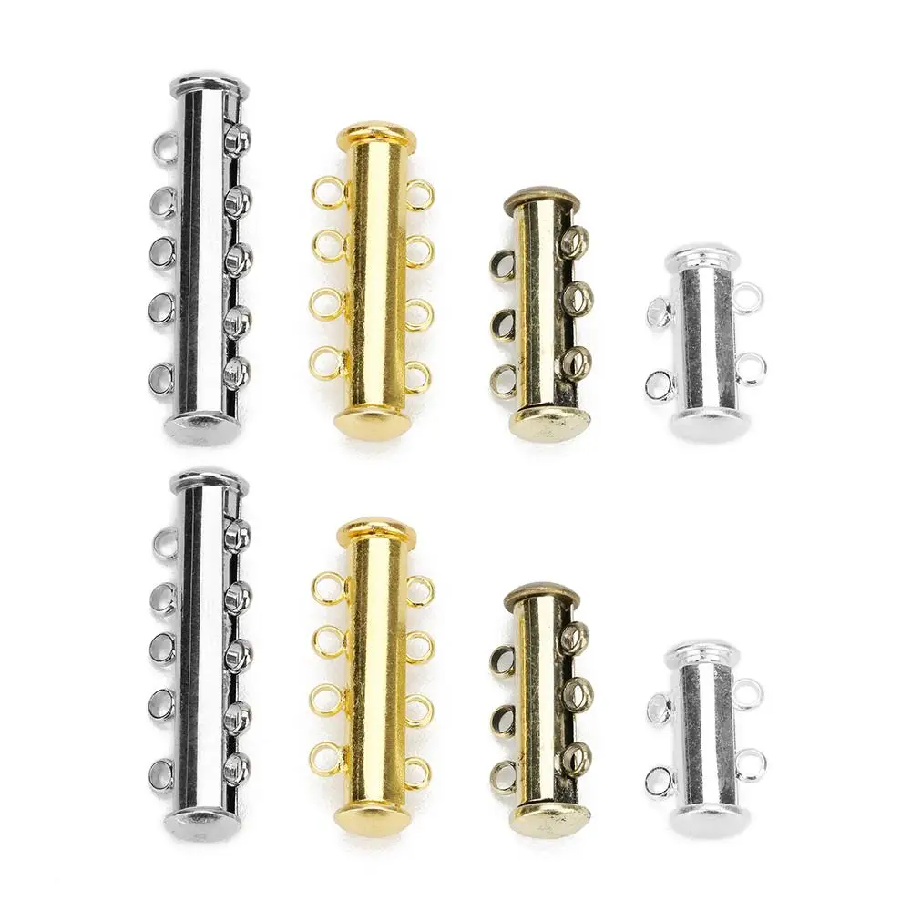 
10 pcs/package diy jewelry accessories magnetic buckle pearl bracelet necklace buckle three-breasted connection buckle 