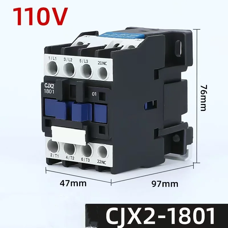 ZYL CJX2-12 220V IEC AC contactor main circuit 380V and 110V switch magnetic contactor